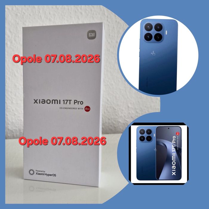 Xiaomi 17T Pro 512GB Nowy Blue /Niebieski