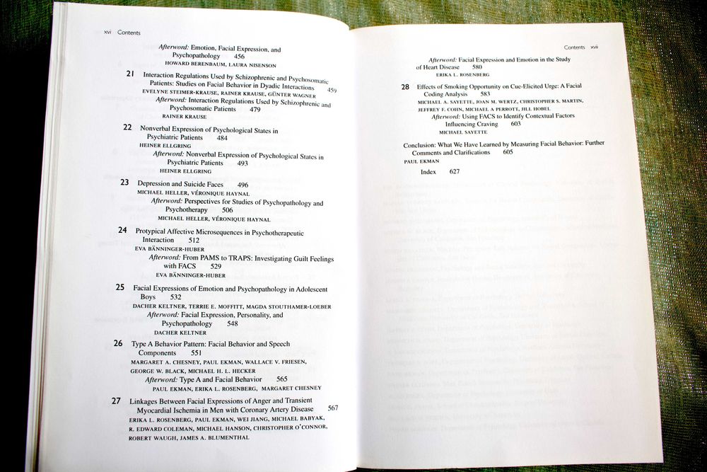 Compilação de Estudos em Facial Action Coding System, por Paul Ekman