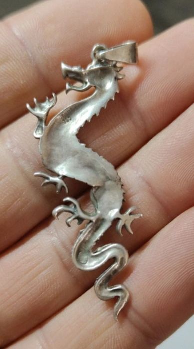 PRATA 925 pendente Dragão