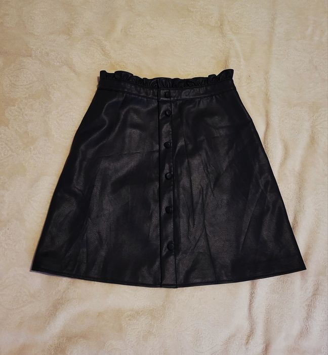 Міні  спідничка з екошкіри