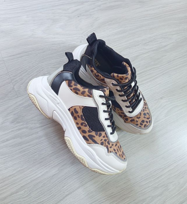 Sneakersy damskie w panterkę 38