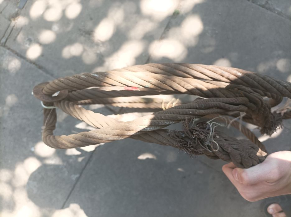 Зачалений стальний буксировочний трос 7 метров