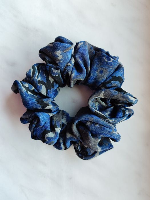Frotka, gumka, scrunchie, jedwab naturalny