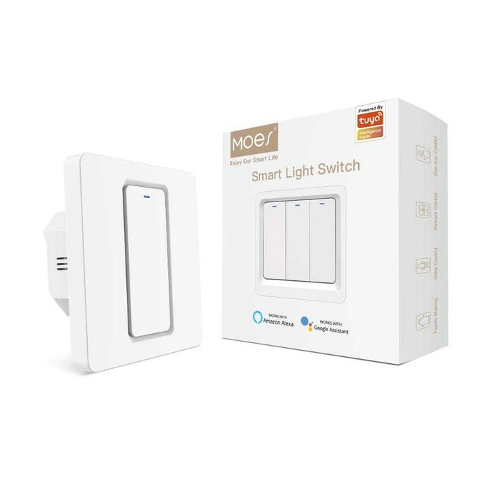 1/2 Domotica Gang MOES WiFi Smart Light Switch Tuya