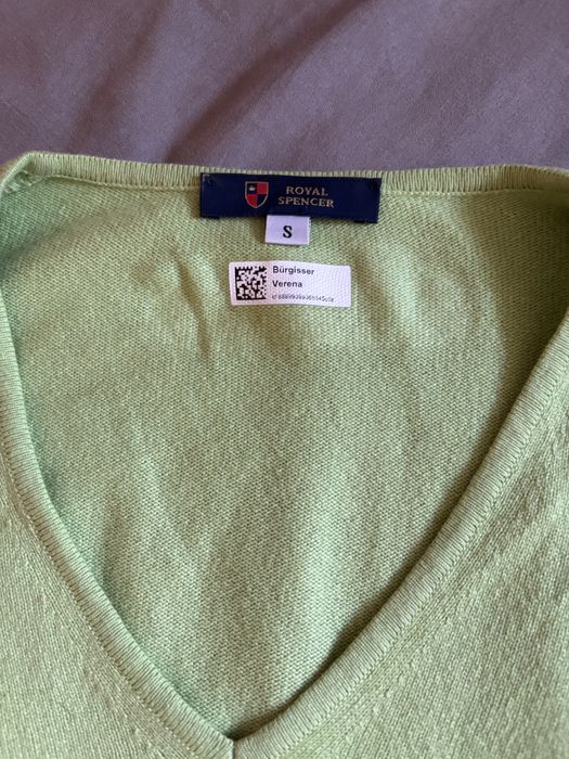 Джемпер зелений Royal Spenser  50% кашемір 50% шовк жіночий s розмір