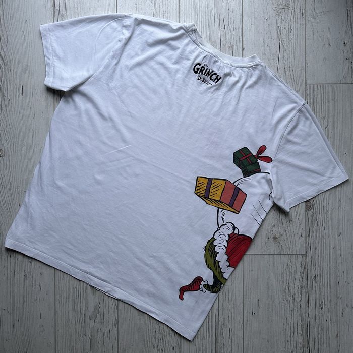 Biała męska koszulka świąteczna t-shirt The Grinch Dr. Seuss Reserved