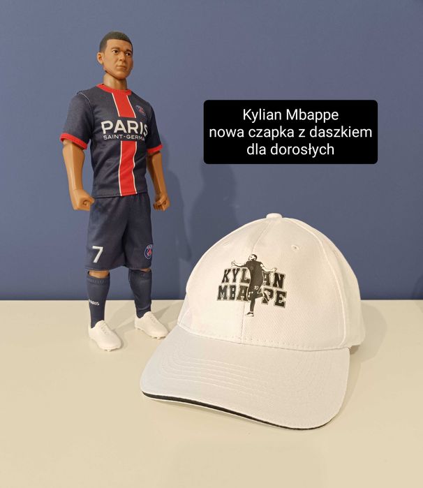 nowa czapka z daszkiem Kylian Mbappe Real Madryt Francja prezent