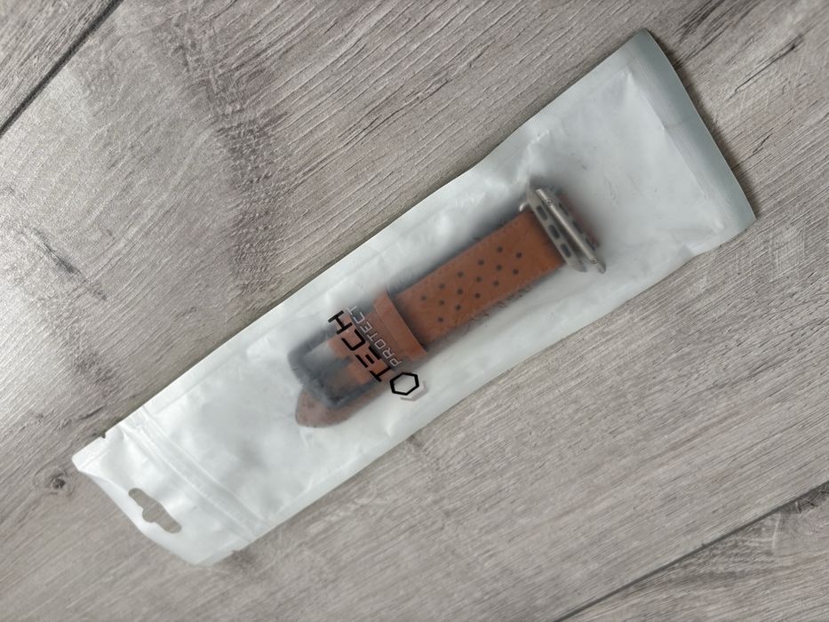 Pasek męski skóra brąz do smartwatch Apple Watch 2/3/4/5/6 (42/44MM)