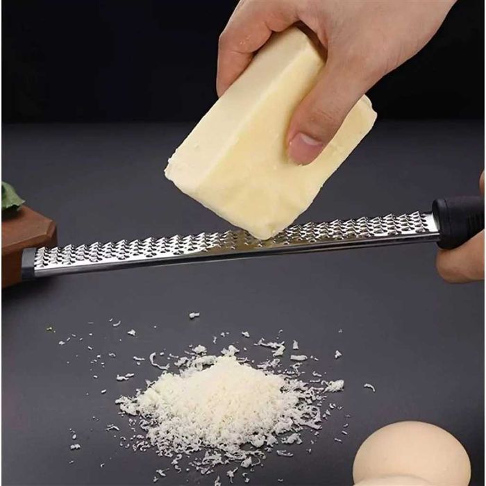 TARKA Ręczna DO CZOSNKU IMBIRU SERA DŁUGA Kuchenna Stalowa Uniwersalna