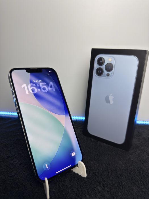 IPhone 13 Pro Max|Sierra Blue|100%|256GB|Super Stan|Pełen Zestaw
