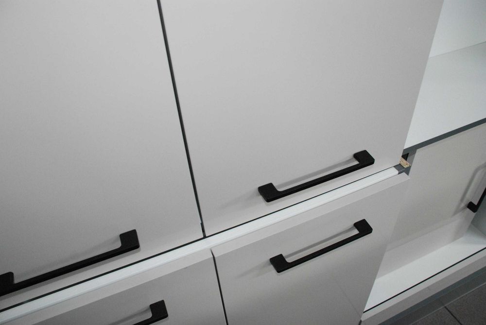 Meble kuchenne KASHMIR Fronty Kaszmir AKRYL MAT ! / ANTRACYT - 3,4 m !