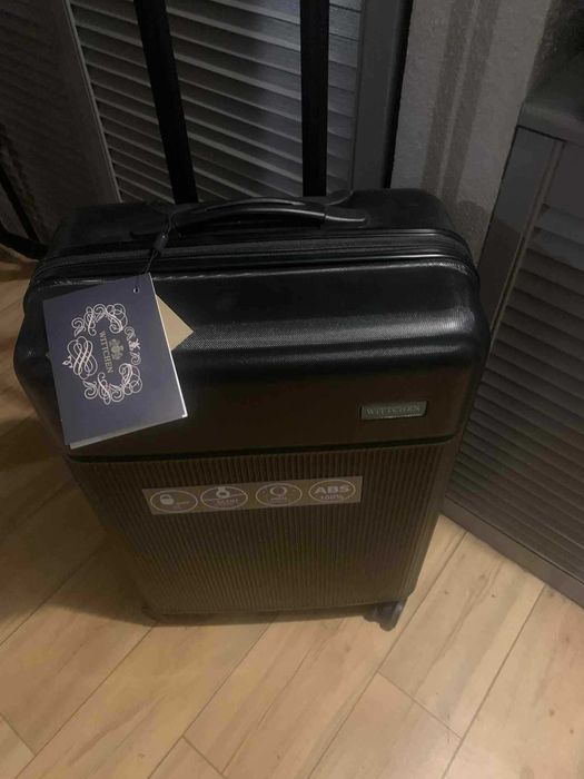Wittchen walizka średnia + kuferek kosmetyczka podróżna