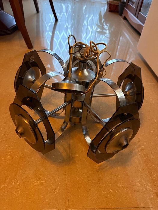 Candeeiro de suspensão vintage anos 70