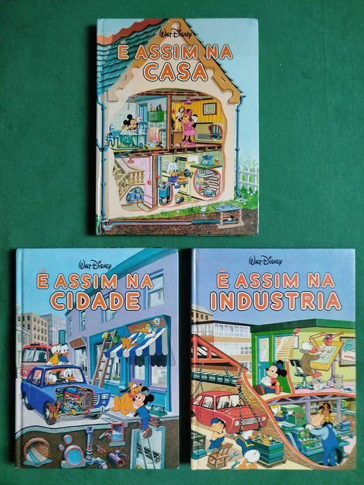 Álbuns Disney Coleção É Assim Na... (Círculo de Leitores 1982)