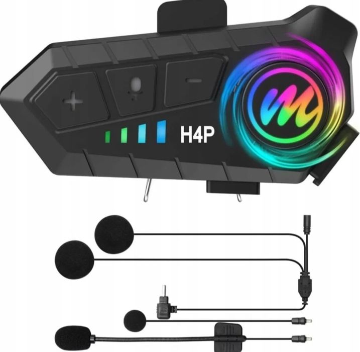 Moman H4 Plus zestaw słuchawkowy do kasku motocyklowego 5.3