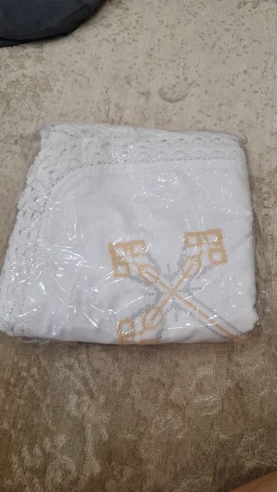 Крыжма -полотенце - одеяло на крестины