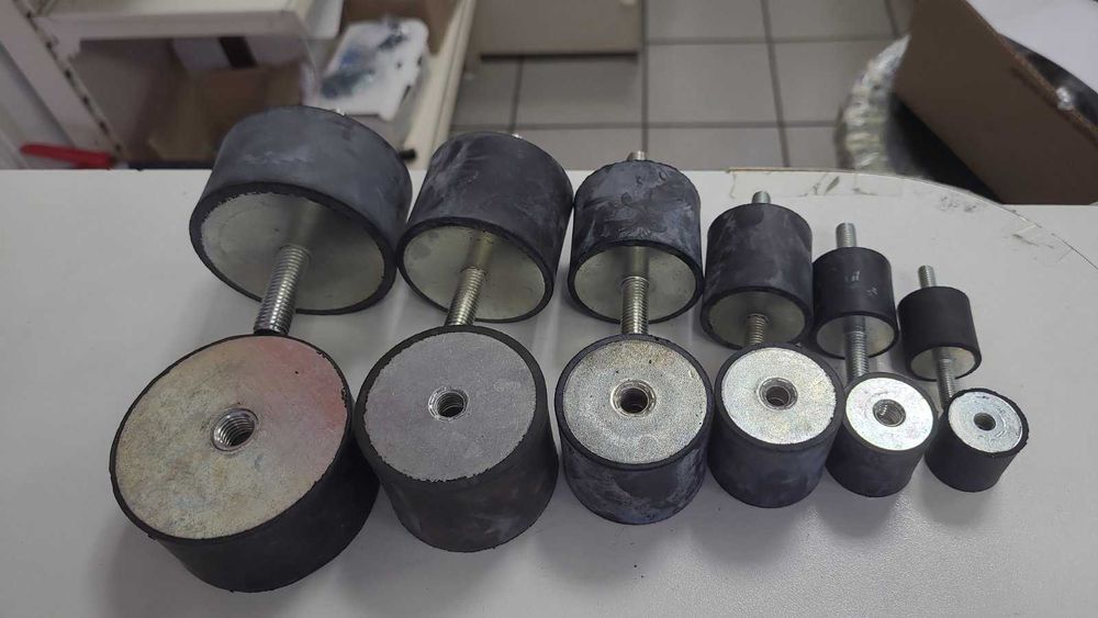 Віброопори,демпфери (з пружиною) для монтажу обладнання-різьба М6,8,10,12,16
