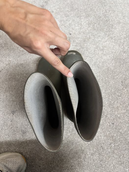 Galochas Dunlop verdes