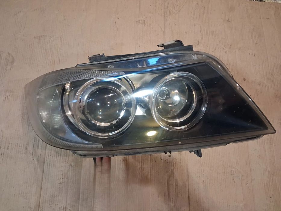 Lampa przód BMW E90 E91 prawa lewa XENON RING OE