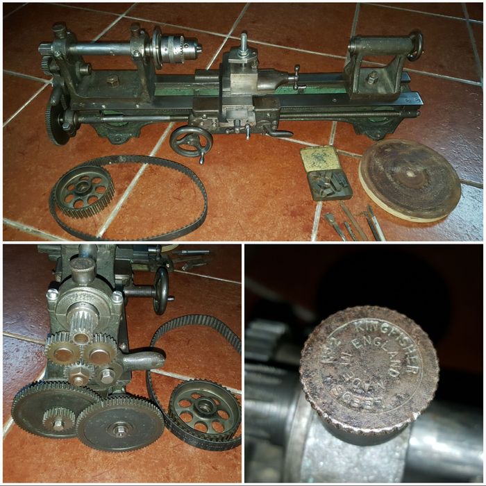 Torno mecânico antigo