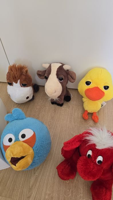 Lote de Peluches Colecionáveis (Angry Birds, Kodak, Lidl)