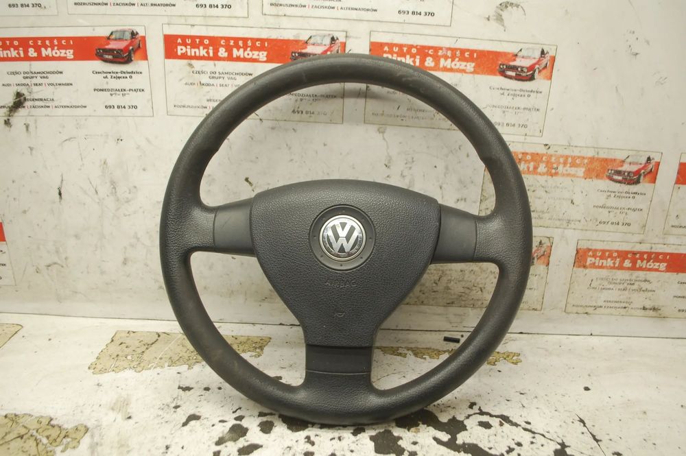 KIEROWNICA + PODUSZKA AIRBAG 6Q0419091T 6Q0880201AC VW POLO IV 9N3 LIFT