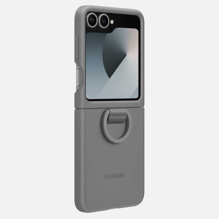 Оригинальный чехол Samsung Z Flip 6 Silicone Case with Ring SM-F741b