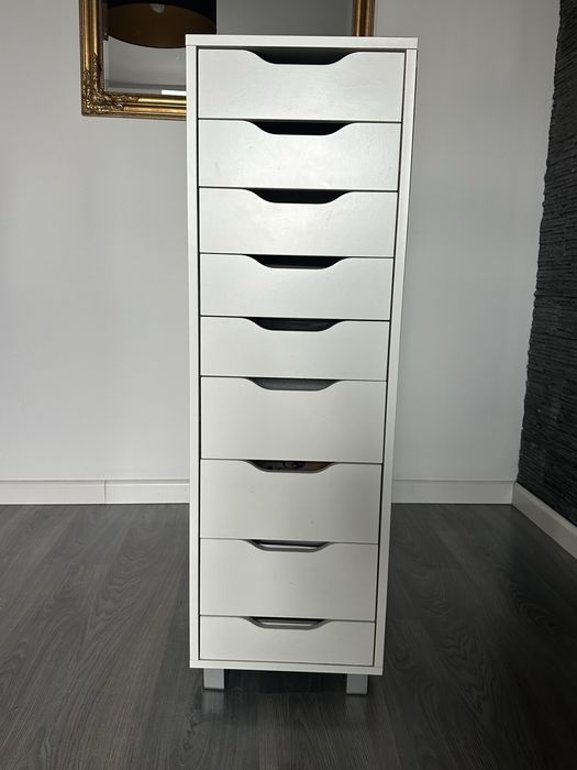Komoda IKEA ALEX 9 szuflad – biała