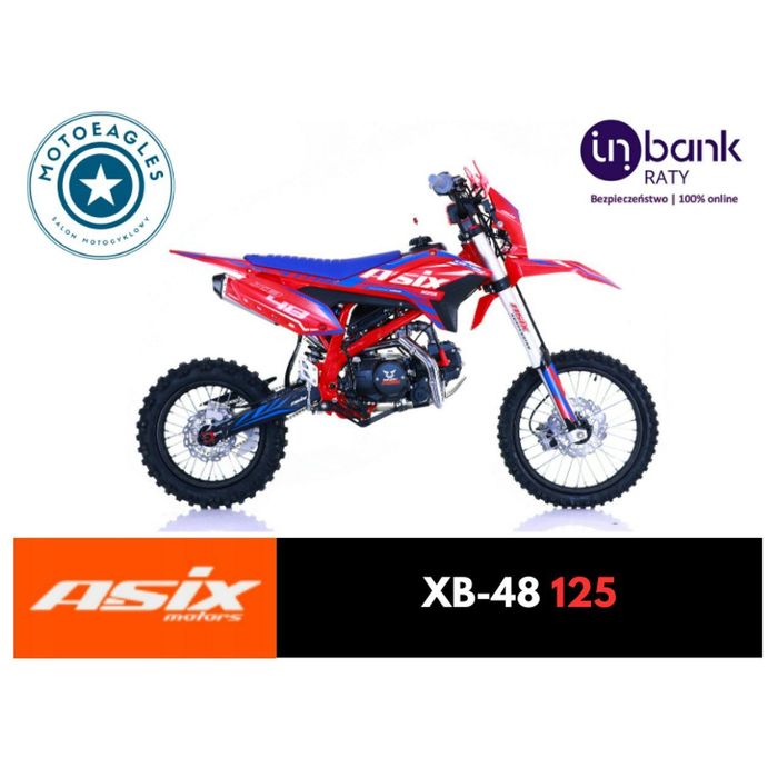 ASIX Inny Cross Asix XB-48 125 Transport Raty Fvat Automat Lampa LED Koła 17/14