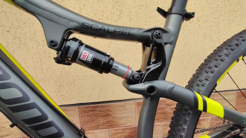 Велосипед Cannondale scalpel двох підвіс