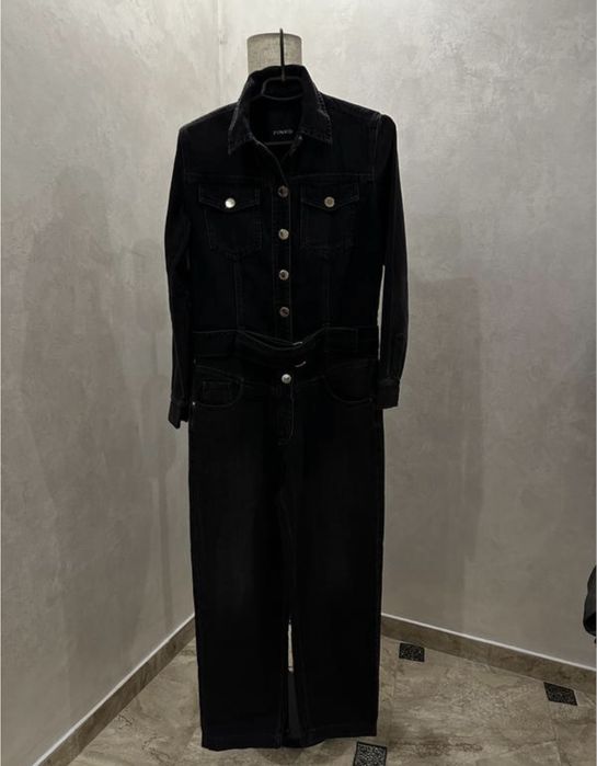 Джинсовий комбінезон Pinko чорний | Made in Italy | Ідеальний стан