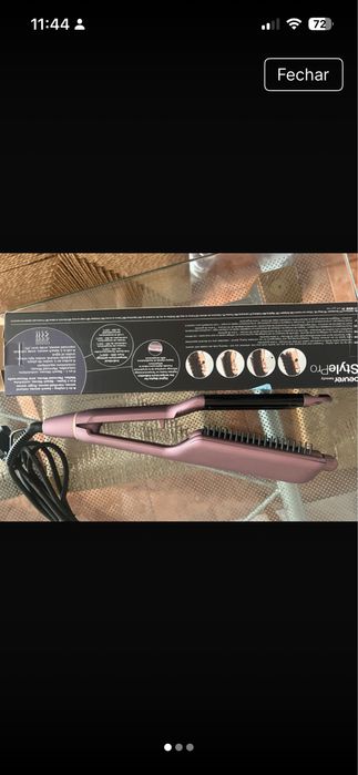 Escova de cabelo modeladora