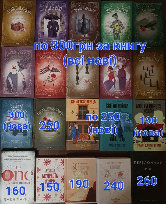 Книги відомих авторів!