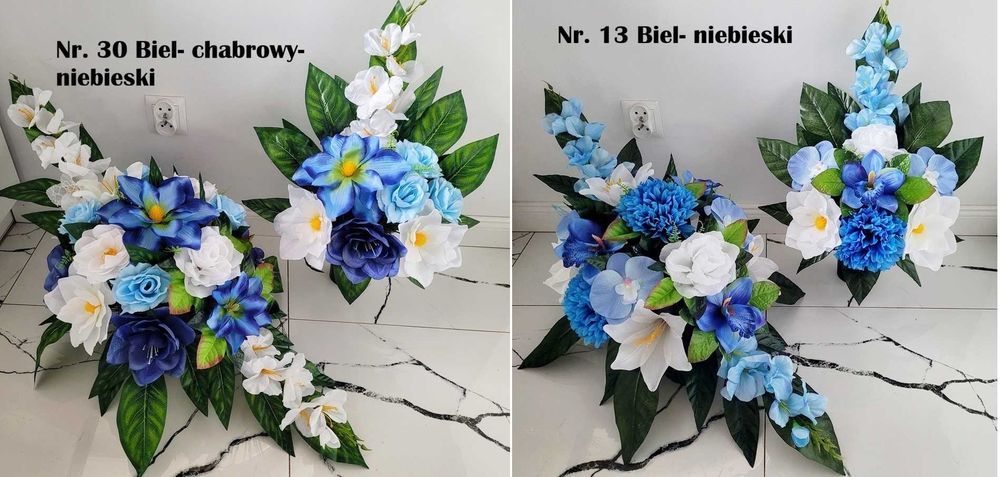 * Stroik na Grób + BUKIET Komplet Wiązanka Wszystkich Świętych