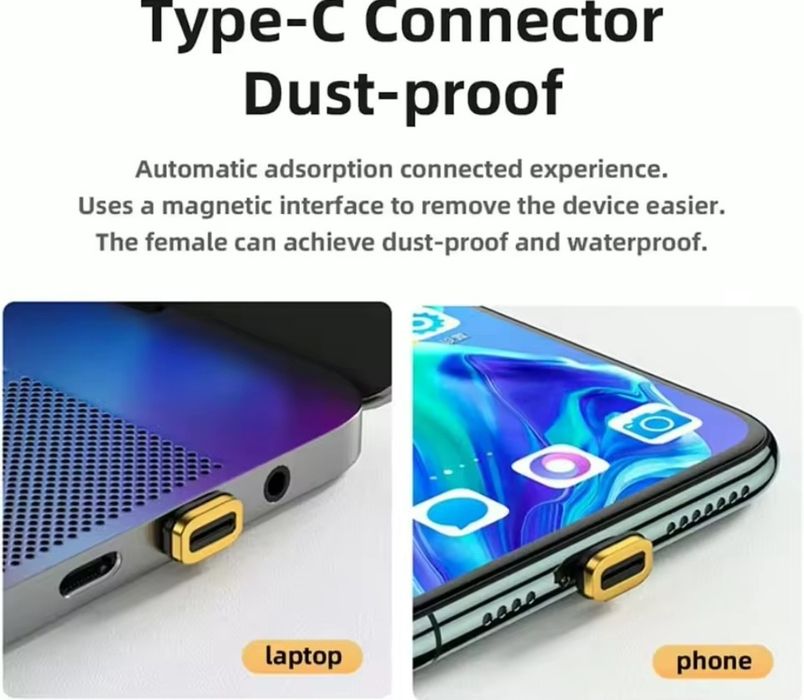 Магнітний кабель 5 A Швидка зарядка Type C 100 Вт