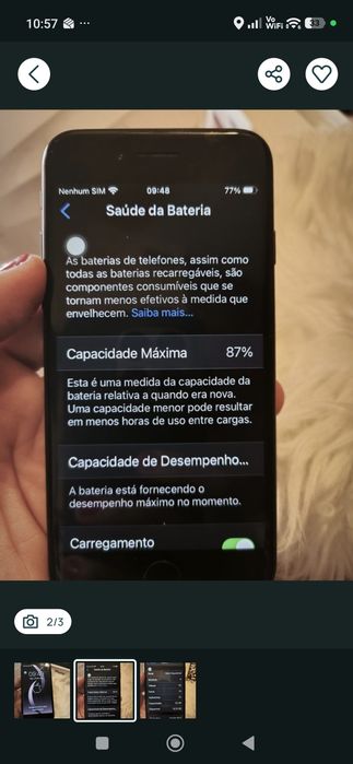 iPhone 7  muito bem conservado