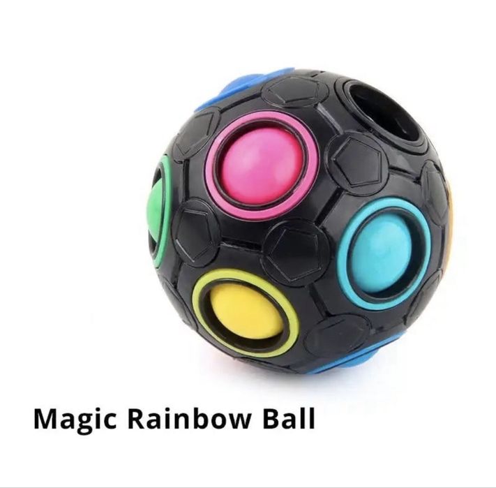 Magic Rainbow Ball – Puzzle Fidget Anti-Stress