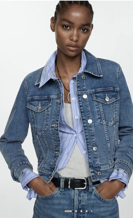 Джинсовий піджак куртка  Mango