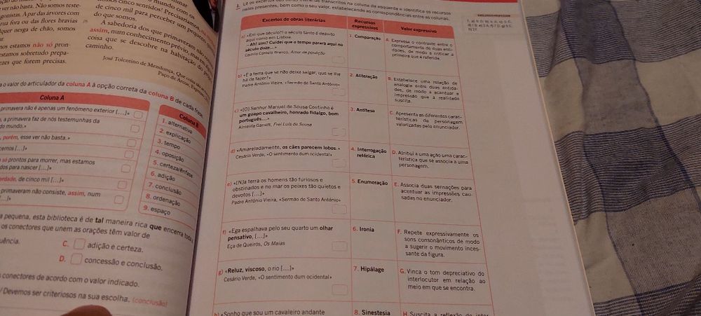 Livros escolares atividades 10.ano e 11.ano