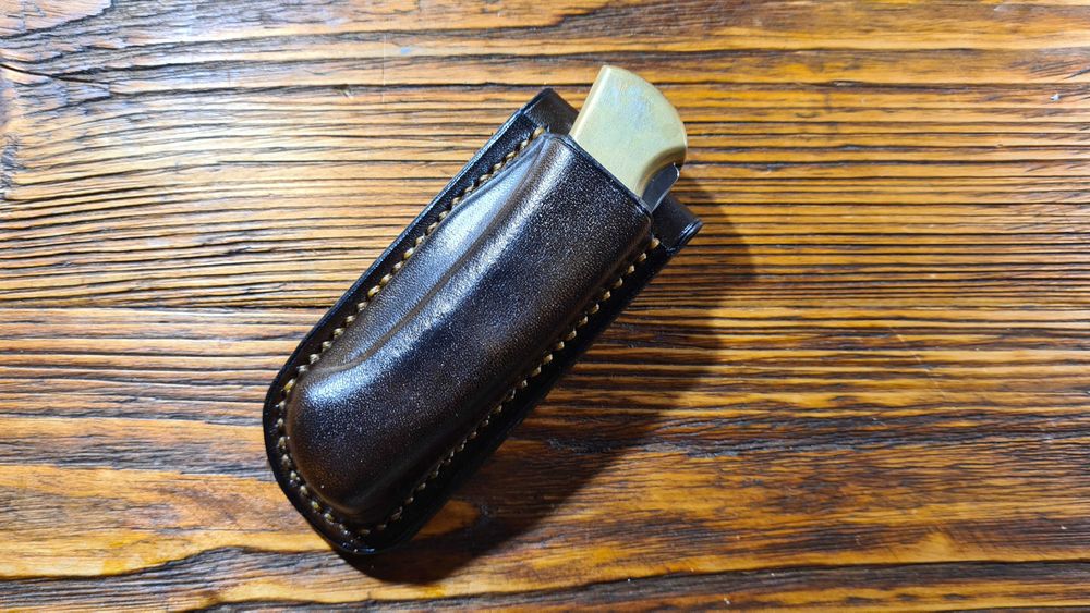 Buck 112 etui kabura skóra naturalna