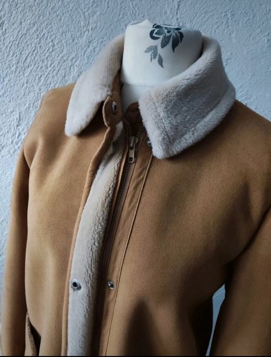 Ciepły kożuszek damski 38 M elegancki