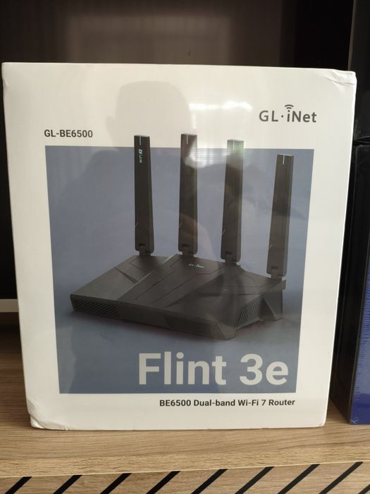 Роутер GL.iNet Flint 2 GL-MT6000 / Flint 3e GL-BE6500 / Global EU розетка OpenWrt VPN