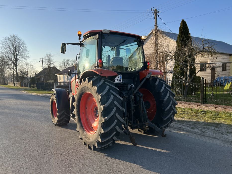 Kubota M135GX  filmy z pracy sprowadzony