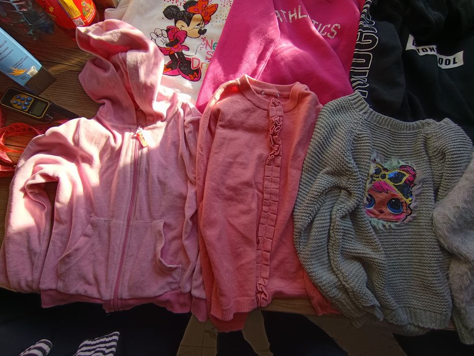 Paka dla dziewczynki bluzy swetry koszulki