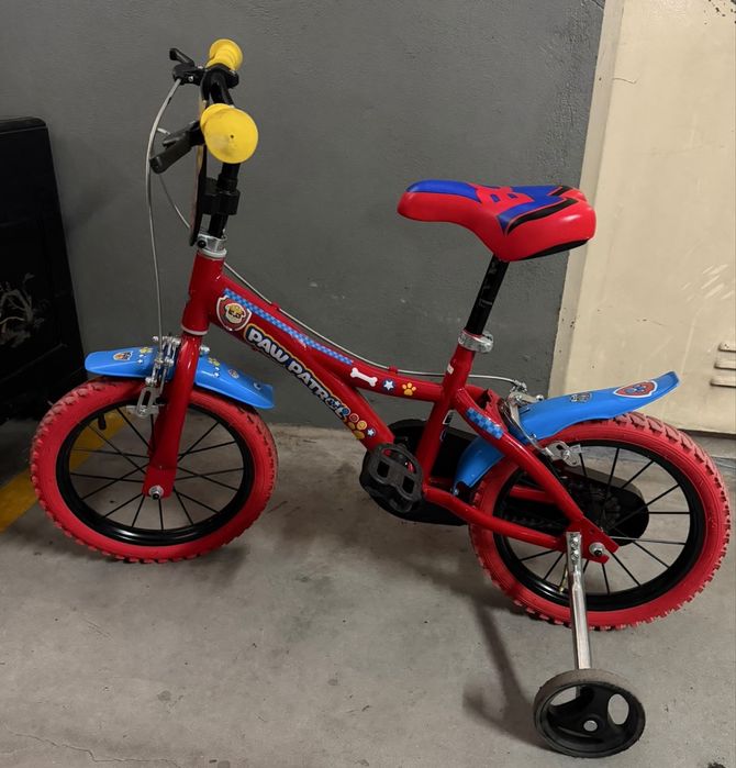 Bicicleta de Criança 12 polegadas Paw Patrol