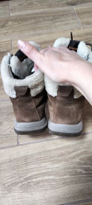 Женские зимние замшевые ботинки Timberland,р37