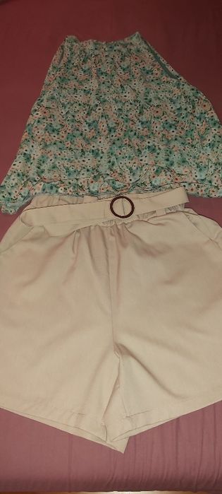 Calções  novos beje M /L