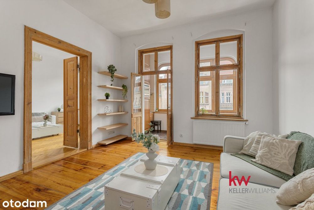 64 m² | 2 duże pokoje | Jeżyce | Kamienica