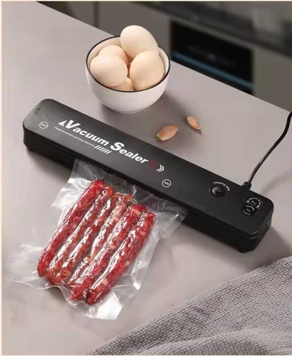 Вакуумный упаковщик 2в1 для еды + пакеты | Мощный вакууматор для дома