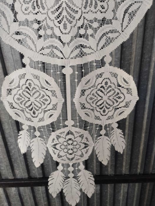 Panel, firanka łapacz snów koloru białego 4 szt.  45 x 130